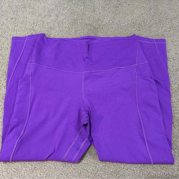 25” Align Pant with Pockets, Moonlit Magenta, Size 12, Single-lined, no pilling! - Picture 3 of 6
